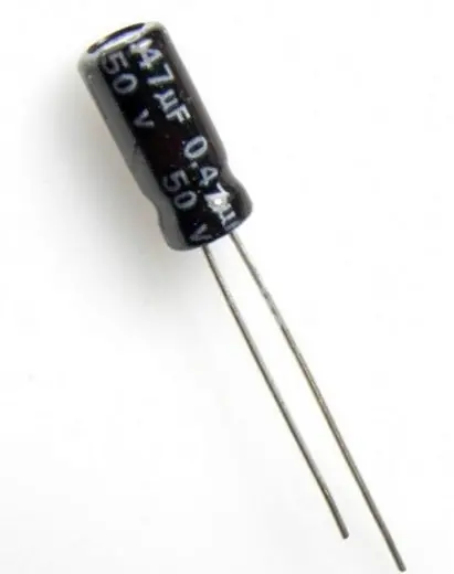 0.47Uf 50V Electrolytic Capacitor 1