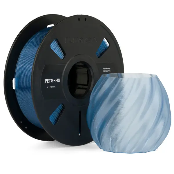 Numakers Petg Translucent Filament – Ice Blue Glitter – 1.75 Mm / 1 Kg 1
