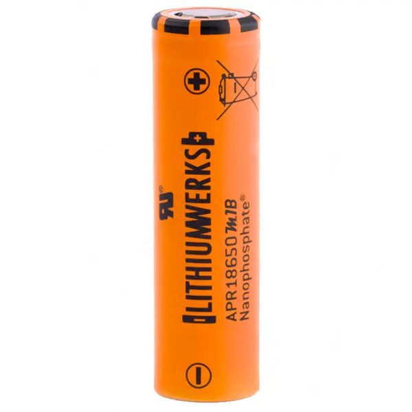 Lithium Werks Apr18650m1b Power Cells Nanophosphate 3.3V 1200Mah 3.96Wh 18650 Lithium Iron Phosphate (Lifepo4) Battery 1