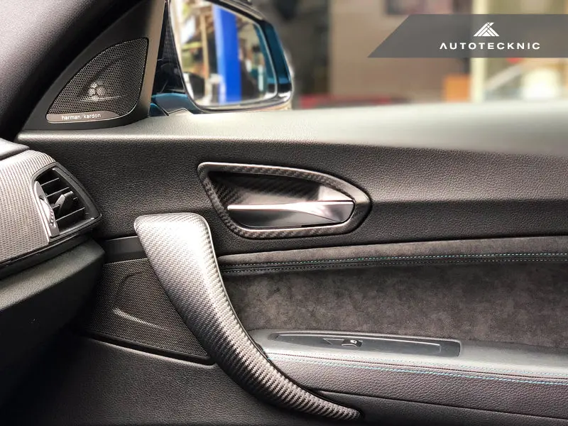 Autotecknic Dry Carbon Interior Door Handle Trim Set - F87 M2 | F22 2-Series | F20 1-Series 5