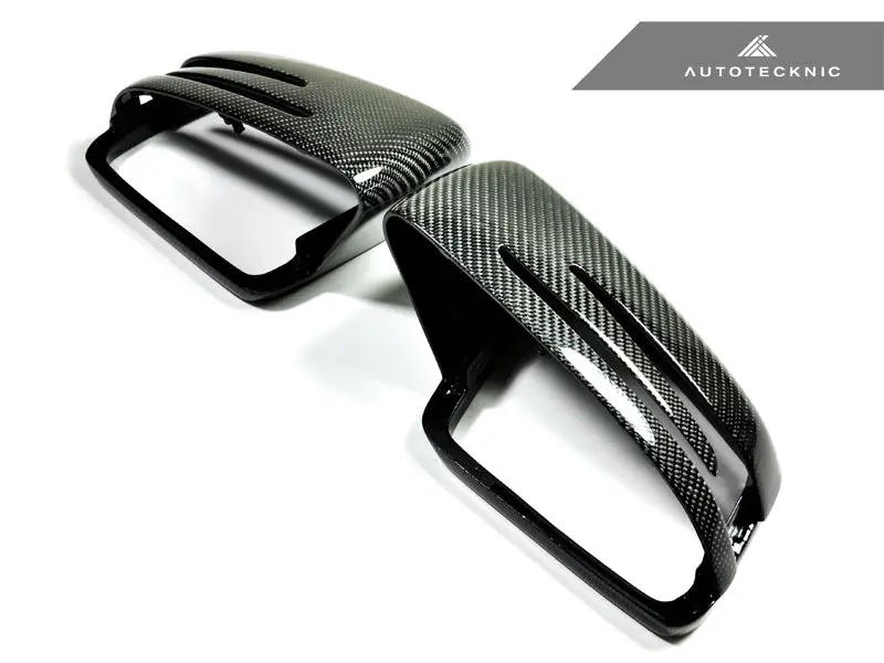 Autotecknic Replacement Carbon Mirror Covers - Mercedes-Benz A / B / C / E / S / Cla / Cls / Cl / Glk Class 1