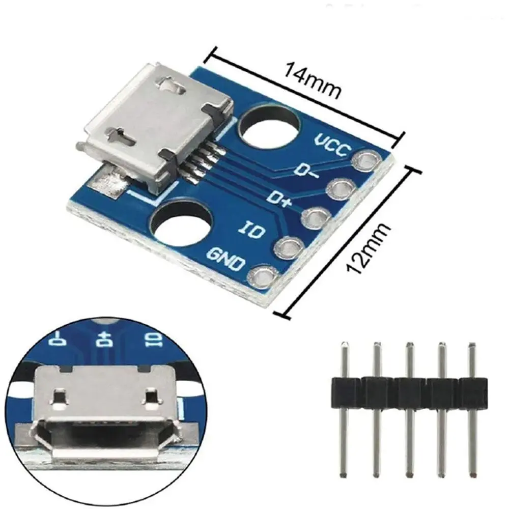 Mcu-Micro Usb Breadboard 5V Power Supply Module 2