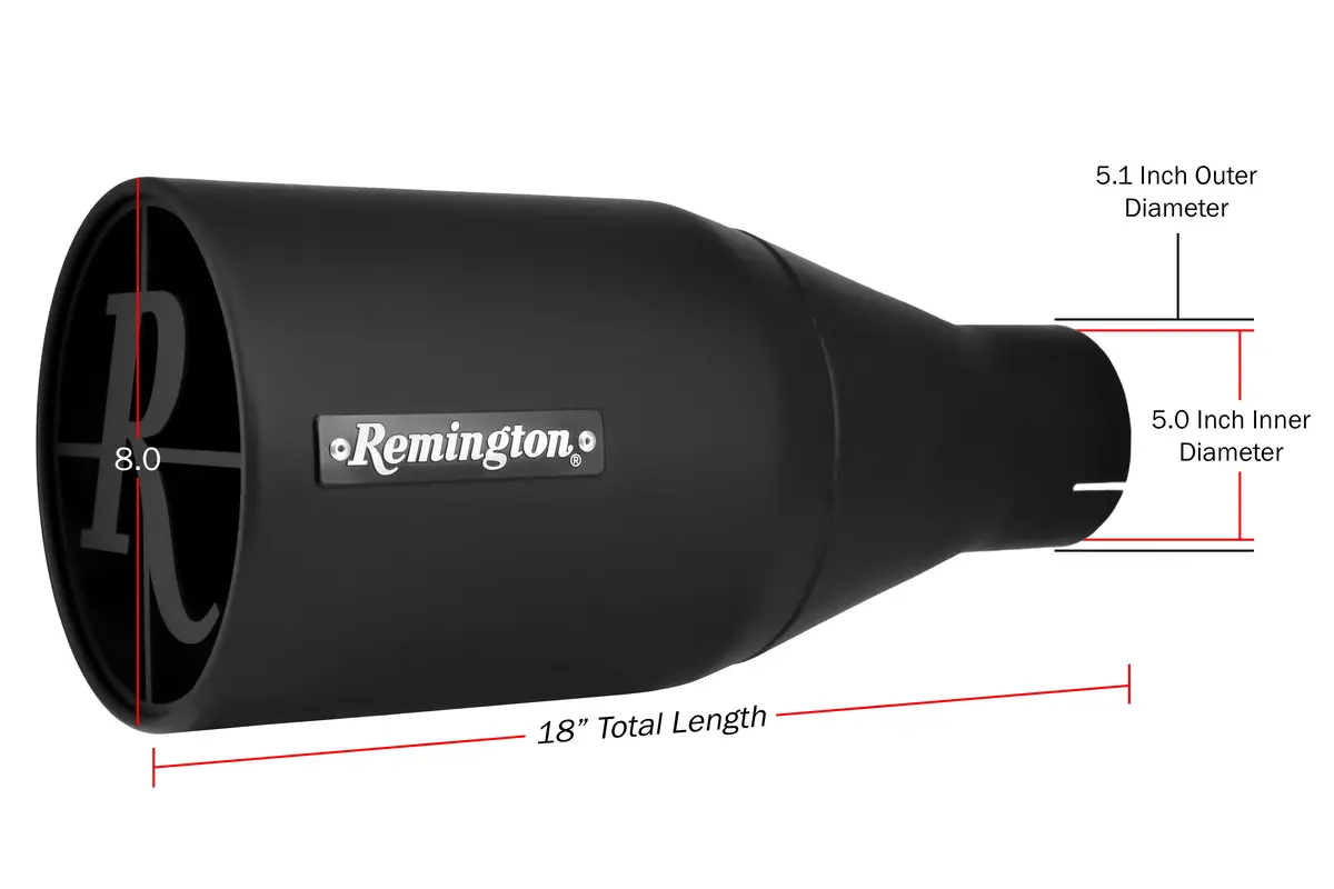Remington® Off-Road Edition "Scope" Black Exhaust Tips 2