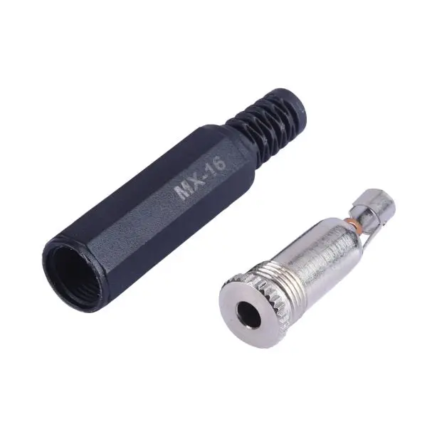 Mx-16 Ep Stereo Female Extension Connector 3.5Mm (Copper Plated) Cable Mounting 2