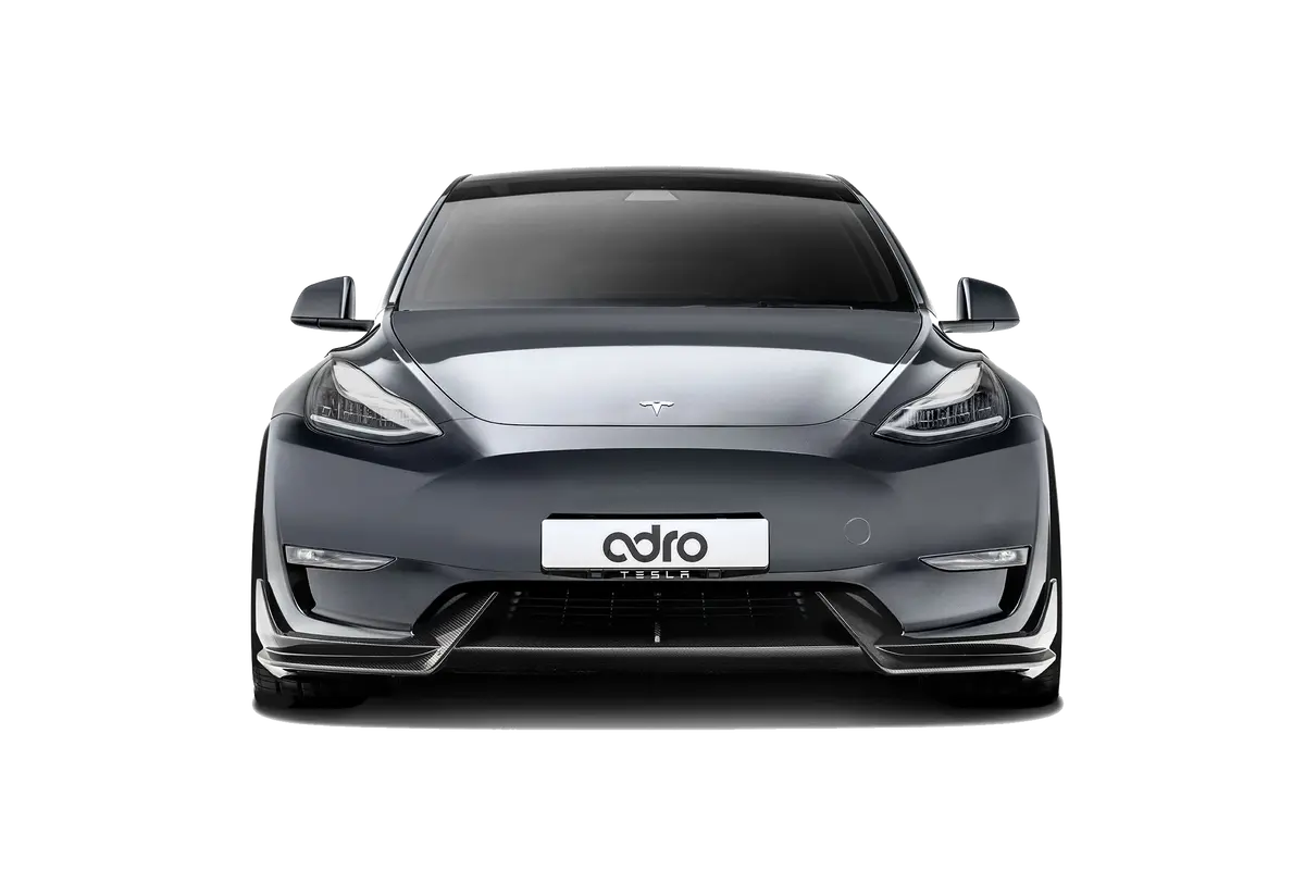 Tesla Model Y Premium Prepreg Carbon Fiber Front Lip 1