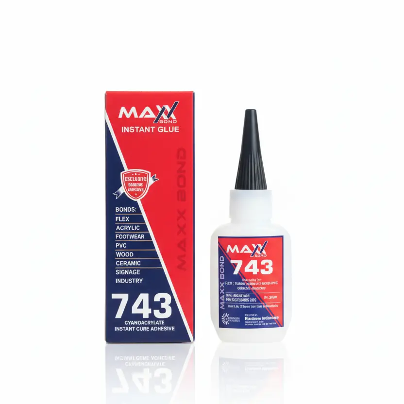 Maxx Bond Strong Instant Instant Cure Adhesive 743 (20G) 1