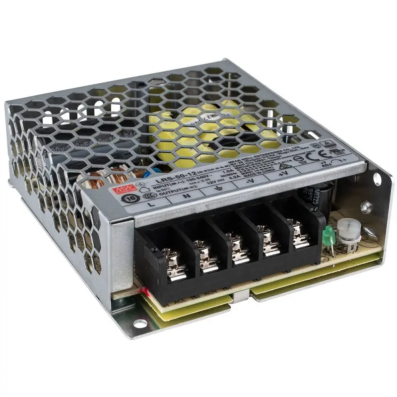 Mean Well Lrs-50-12 – 12V 4.2A – 50.4W Smps Ac To Dc Switching Single Output Power Supply 1