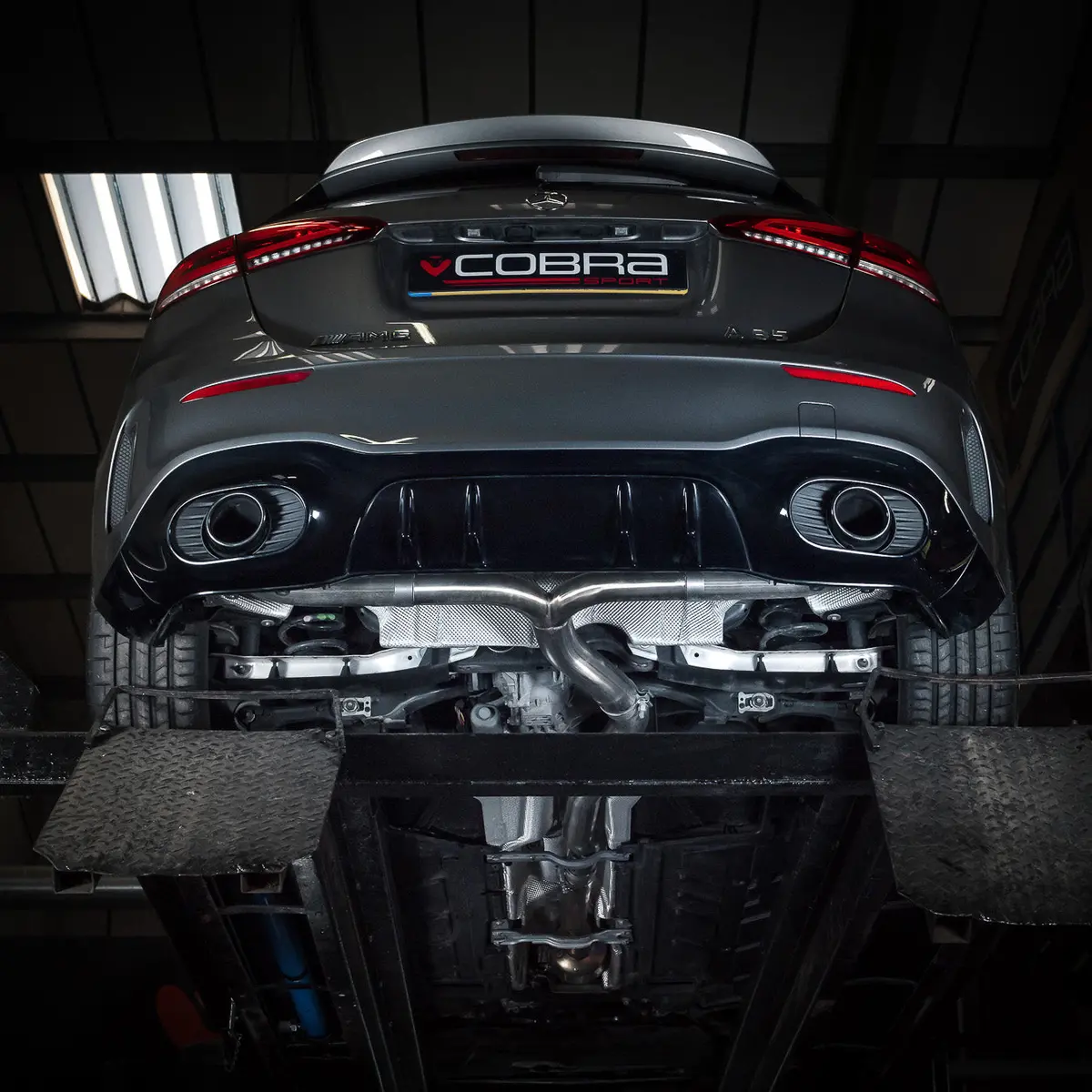 Cobra Mercedes-Amg A 35 Gpf Back Box Delete Race Rear Performance Exhaust 2