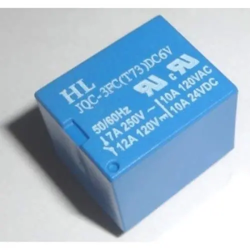 6V 7A Relay 5 Pin Sugar Cube Pcb Mount 1