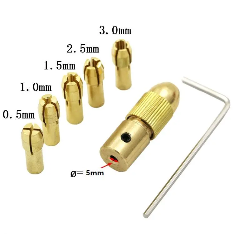 Mini Drill Chuck Wlxy Diy001(775) Drill Center Shaft With Chuck 0.5 Mm – 3.0 Mm 1