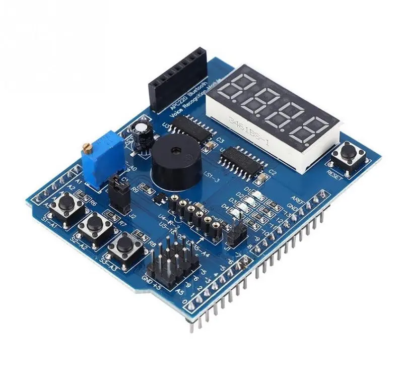 Apc220 Bluetooth Voice Recognition Module Multifunctional Expansion Board Shield 1