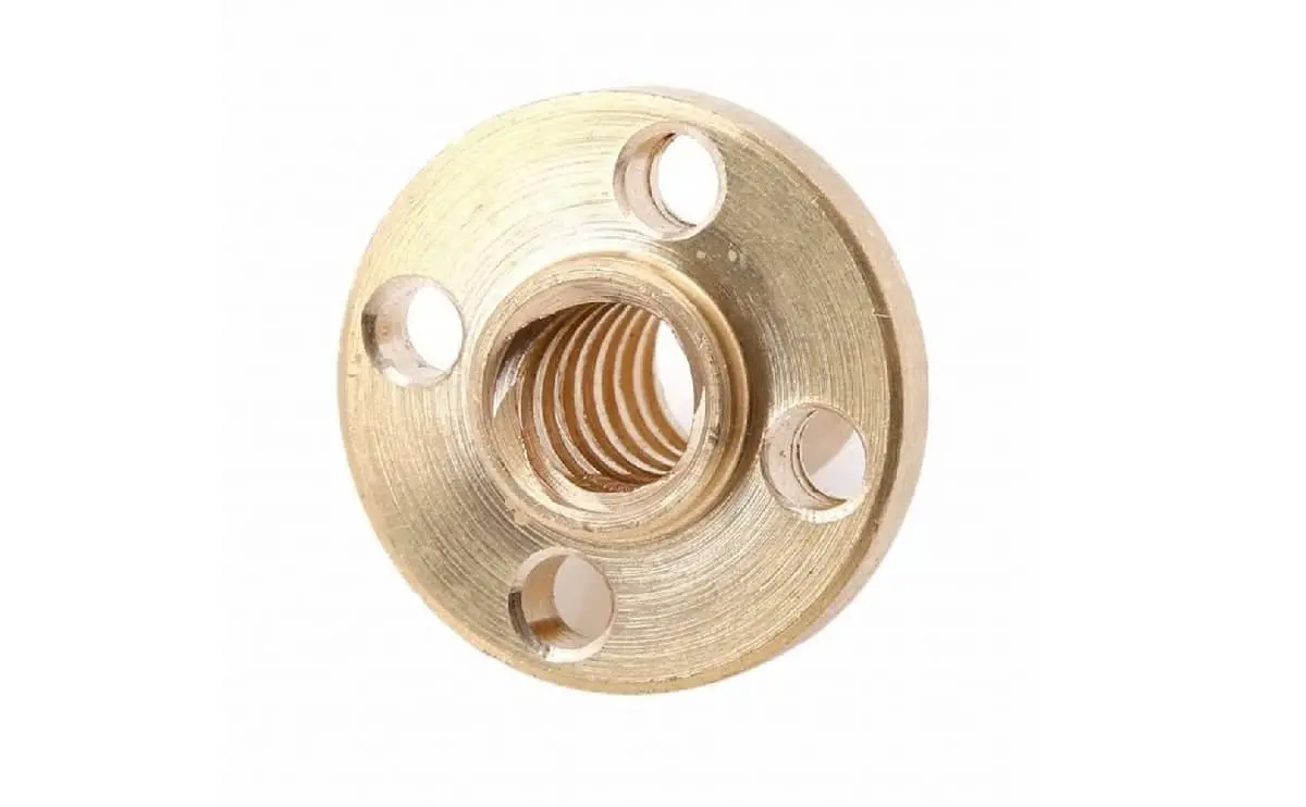 3D Printer Cnc Lead Copper Nut For 8Mm Screw 1