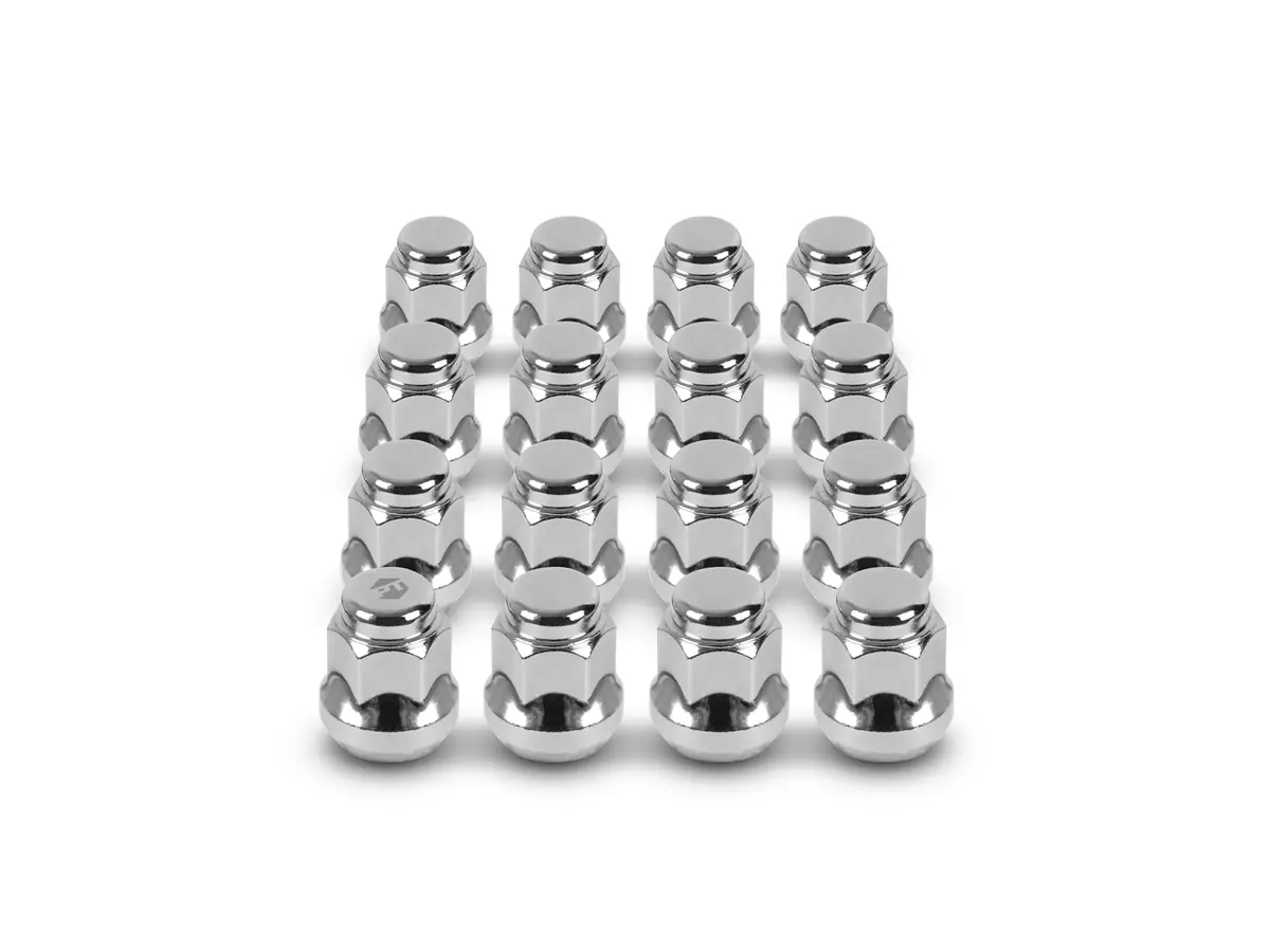 Atv & Utv Small Hex Lug Nuts - Chrome 1