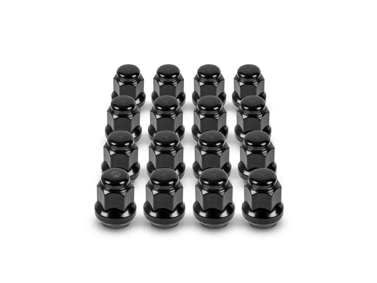 Atv & Utv Small Hex Lug Nuts - Black 1