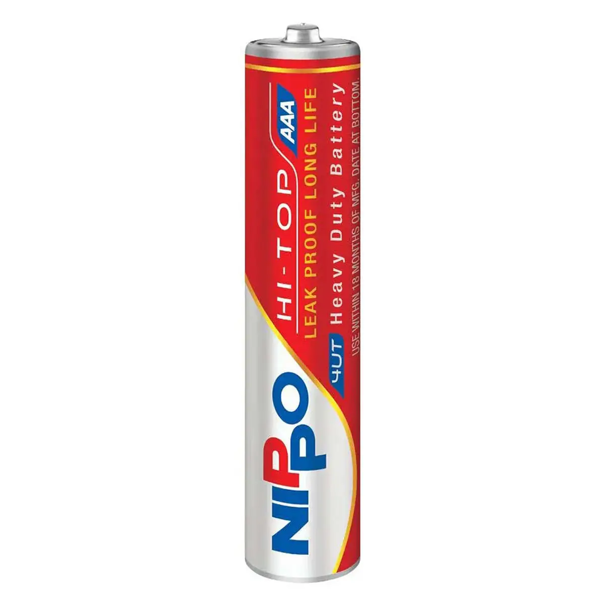 Nippo 4Ut Hi-Top Aaa Battery Red (Pack Of 1) 1
