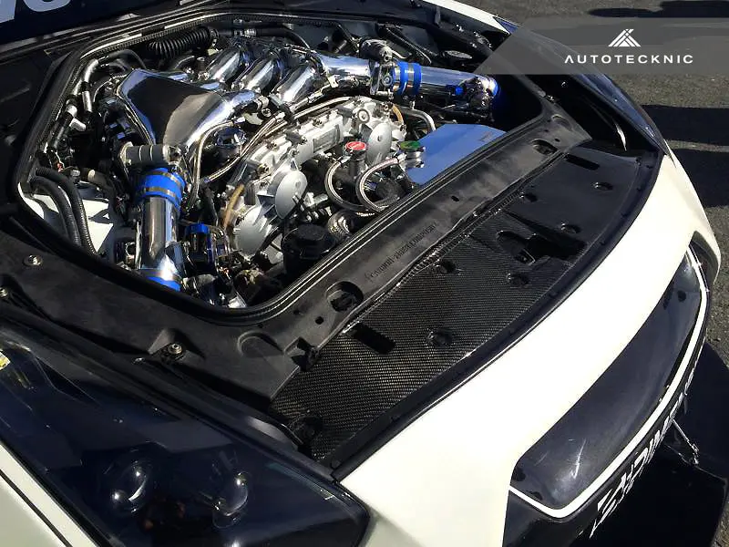 Autotecknic Dry Carbon Cooling Shroud - Nissan R35 Gtr 1