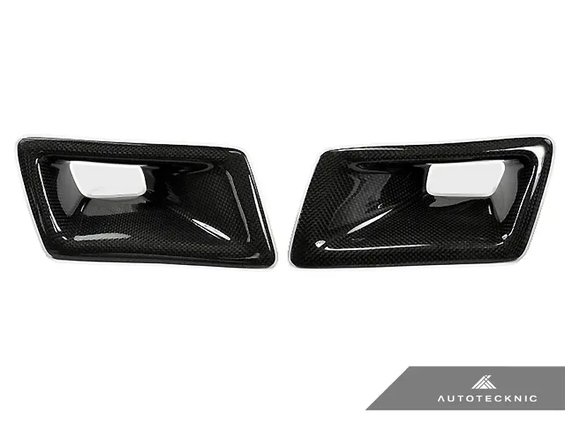Autotecknic Carbon Fiber Dual Air Ducts - Nissan 350Z 07-09 (Vq35hr) 1