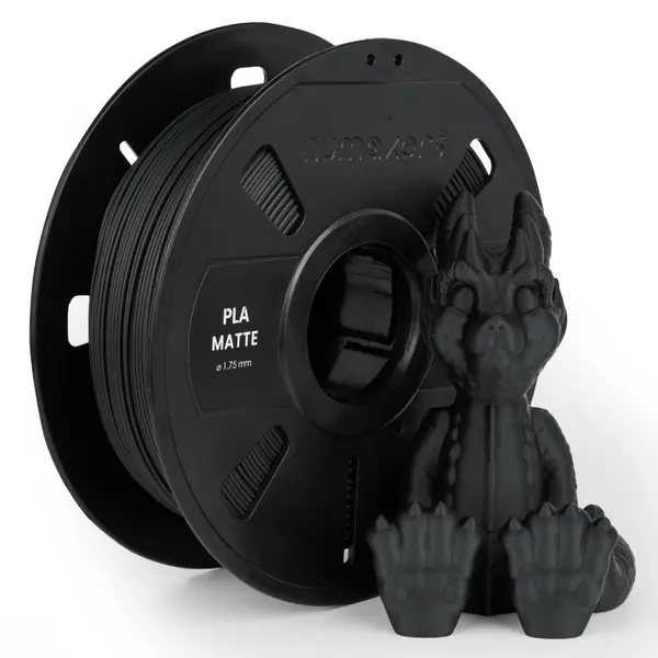Numakers Pla Matte Filament –  Black– 1.75 Mm / 1 Kg 1