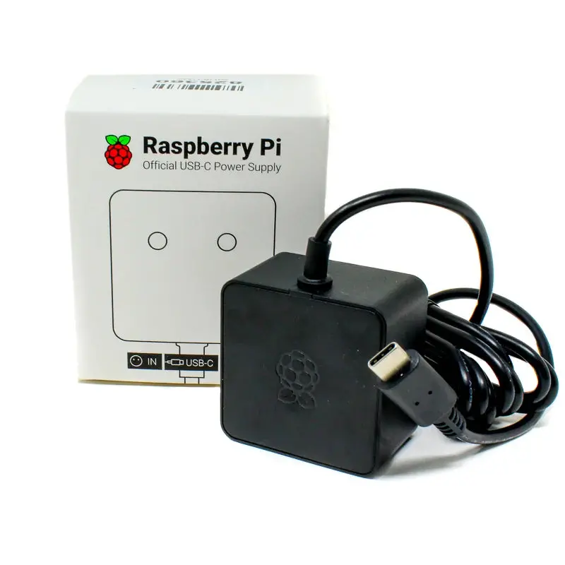 Official Usb - C 15.3W Power Supply For Raspberry Pi - Black 1