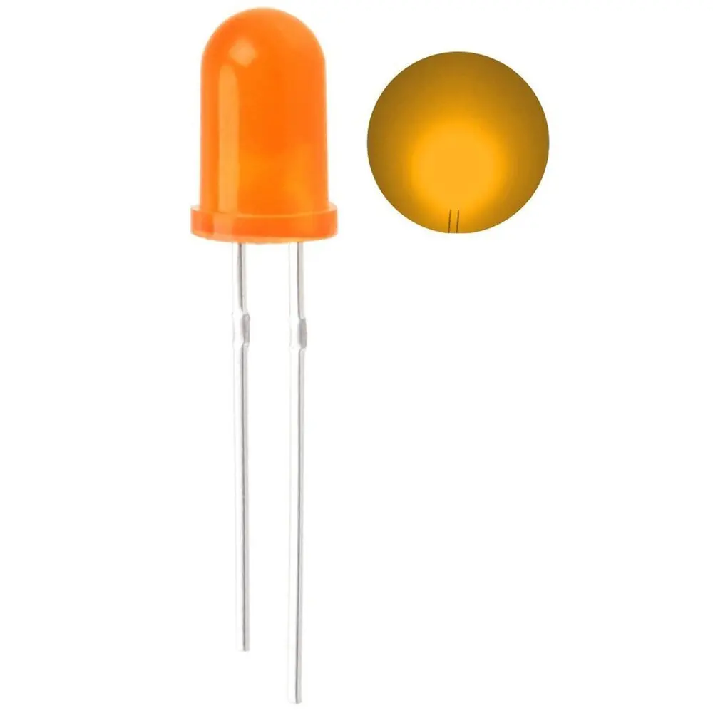 5Mm Orange Diffused Led 1