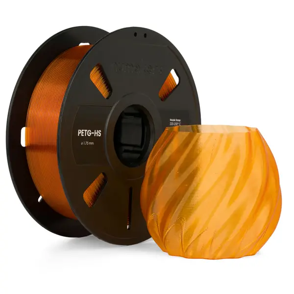 Numakers Petg Translucent Filament – Orange – 1.75 Mm / 1 Kg 1