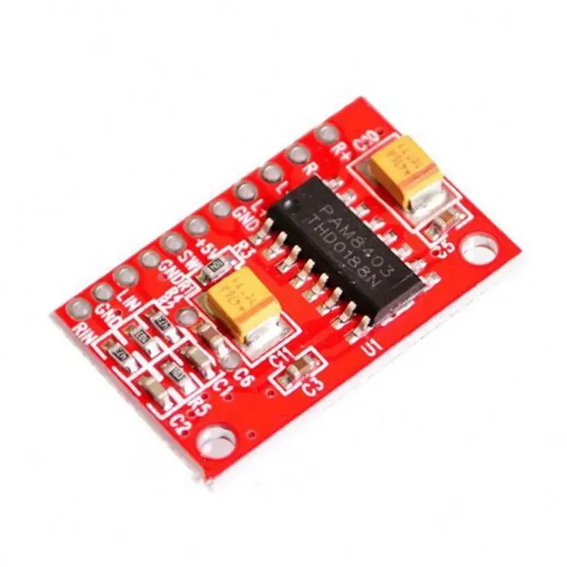 Pam8403 3W Dual Track Mini Digital Power Amplifiers Red 1