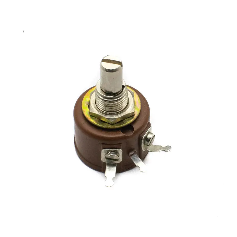 Pankaj Rw-1 (1 Watt) 5K Ohm Single Turn Wire Wound Potentiometer With 19Mm Shaft 1