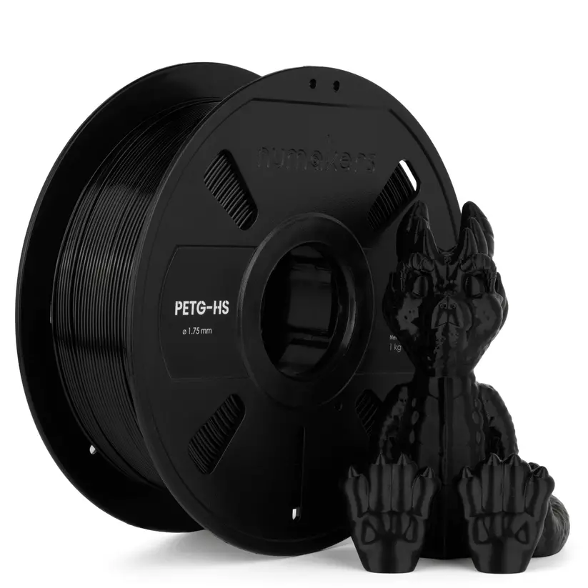 Numakers Petg Hs Filament – Pitch Black – 1.75 Mm / 1 Kg 1