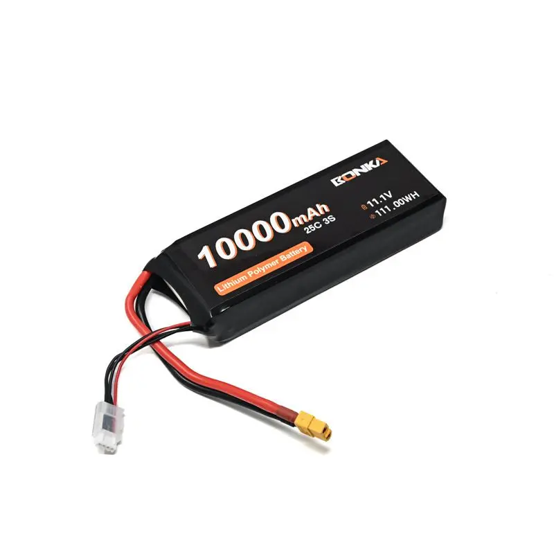 Bonka 11.1V 10000Mah 25C 3S 111.00Wh Lipo Battery 1