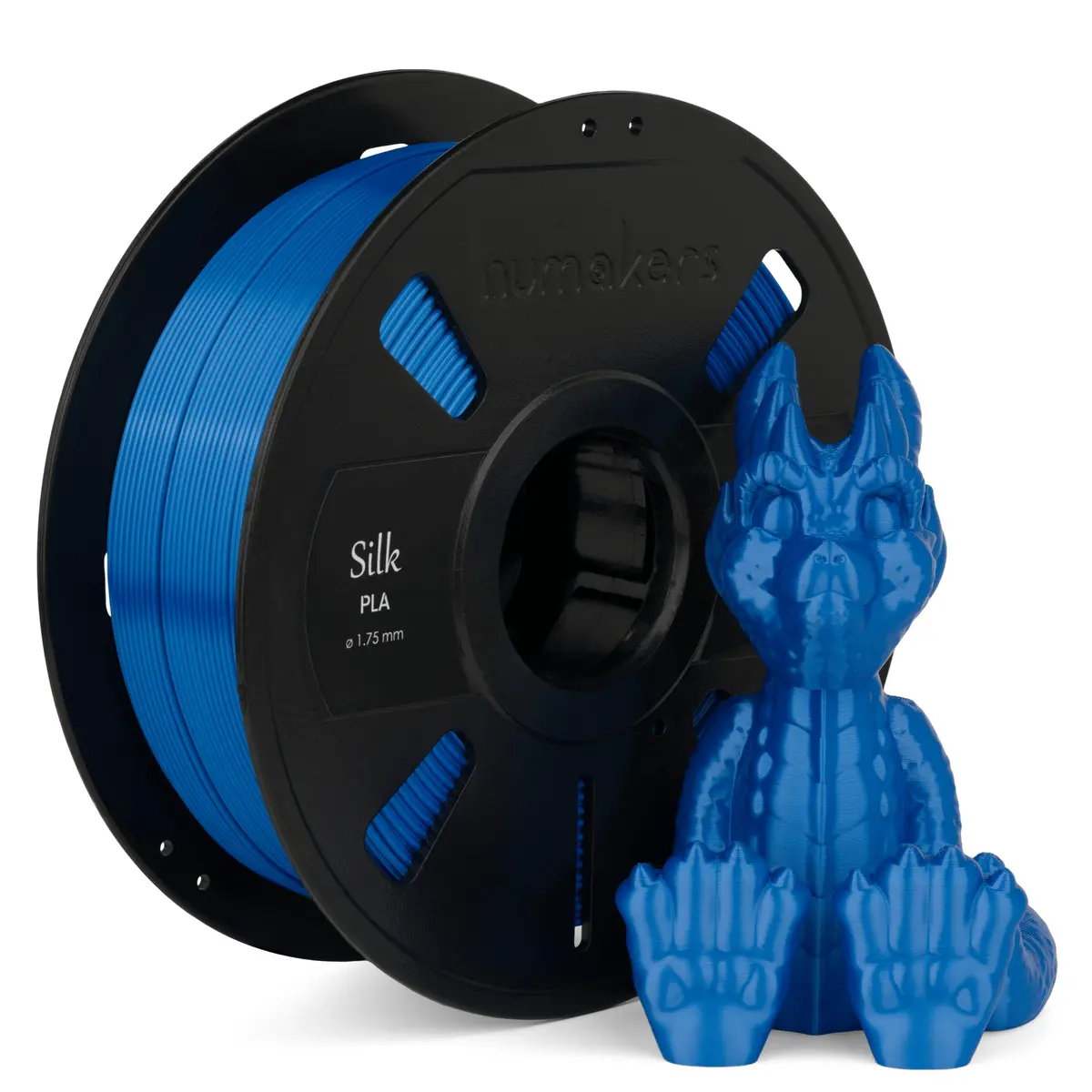 Numakers Pla Silk Filament – Blue – 1.75 Mm / 1 Kg 1