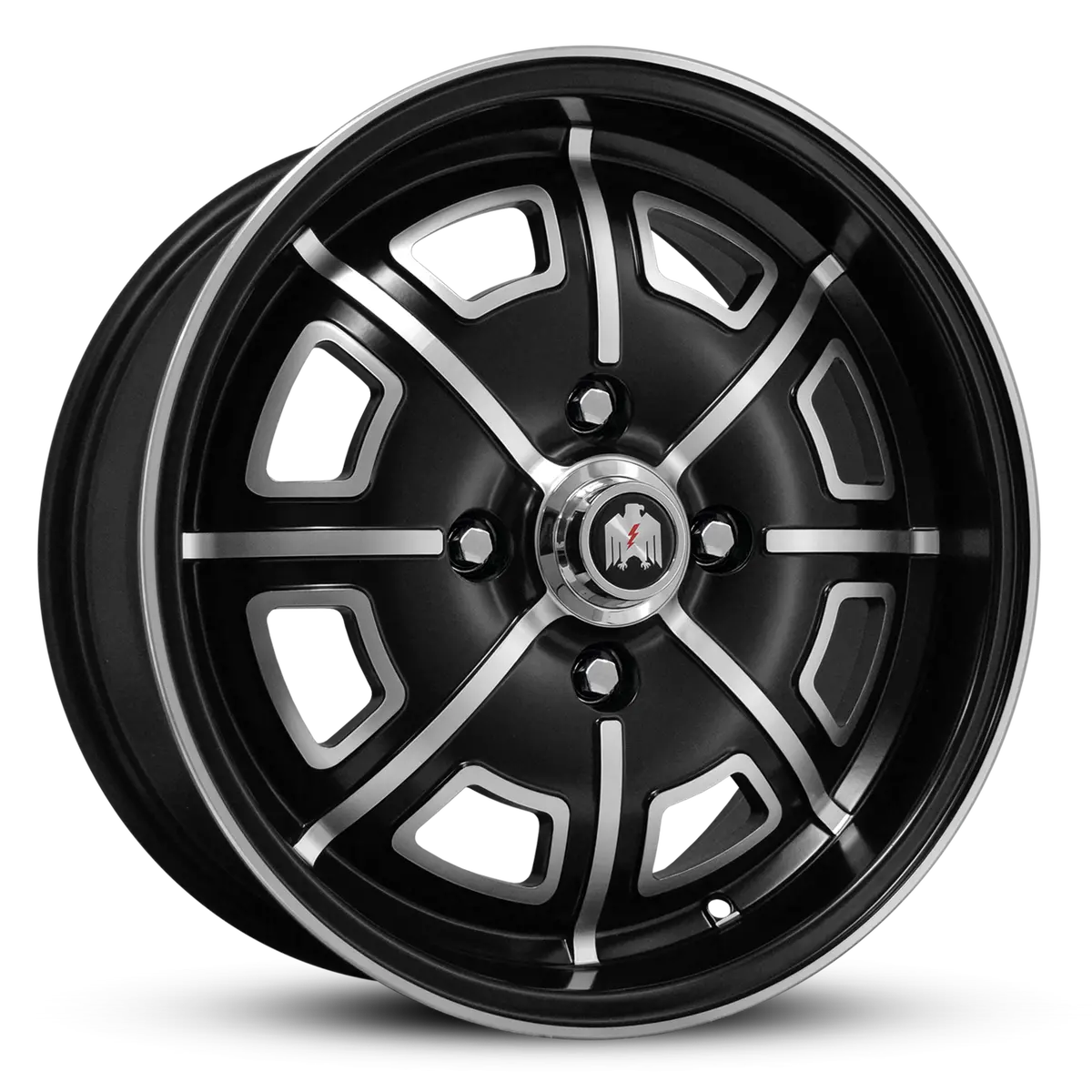 Klassik Rader Pedrini 17X7 +40 4X130mm Satin Black/Machined Face&Lip 1