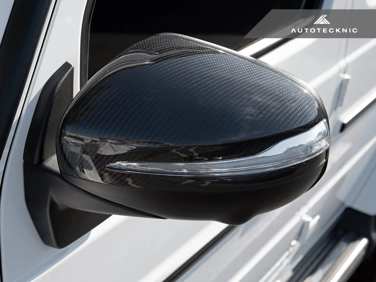 Autotecknic Replacement Dry Carbon Mirror Covers - Mercedes-Benz X167 Gls 1