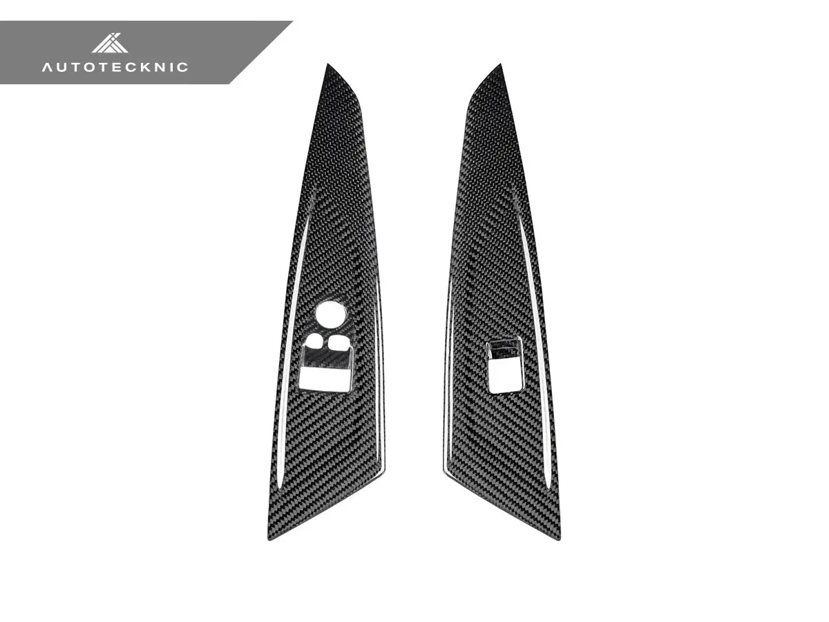 Autotecknic Dry Carbon Window Switch Panel Trim Set - G82 M4 1