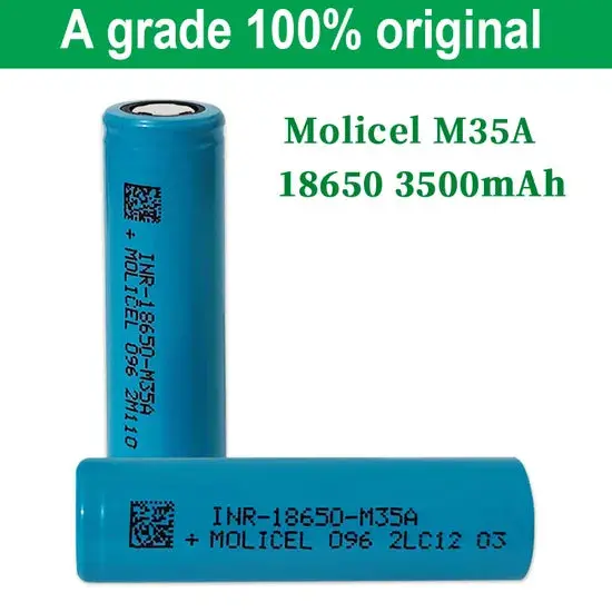 Molicel Inr-18650-M35a 3.6V 3500Mah 3C Li-Ion Battery 1