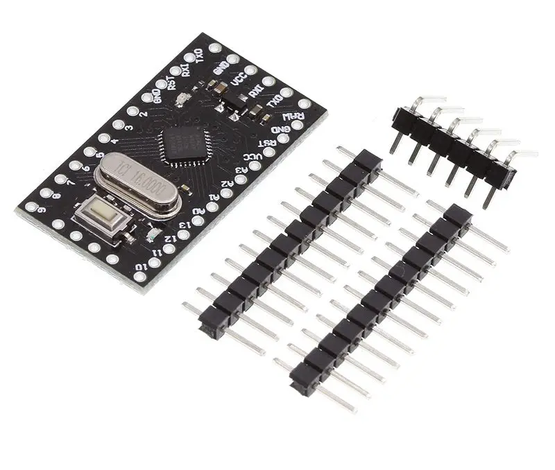 Pro Mini Atmega328p 5V/16M Black- Arduino Promini Standard Version 1