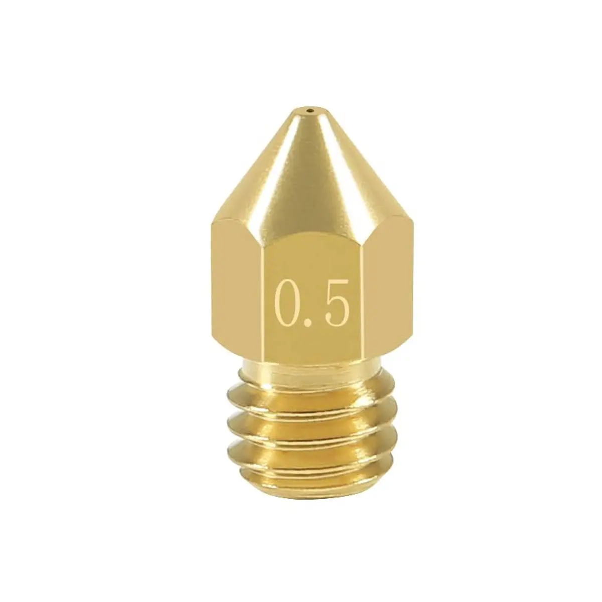 0.5 Mm Nozzle For 3D Printer Brass Nozzle (Pack Of 1) 1
