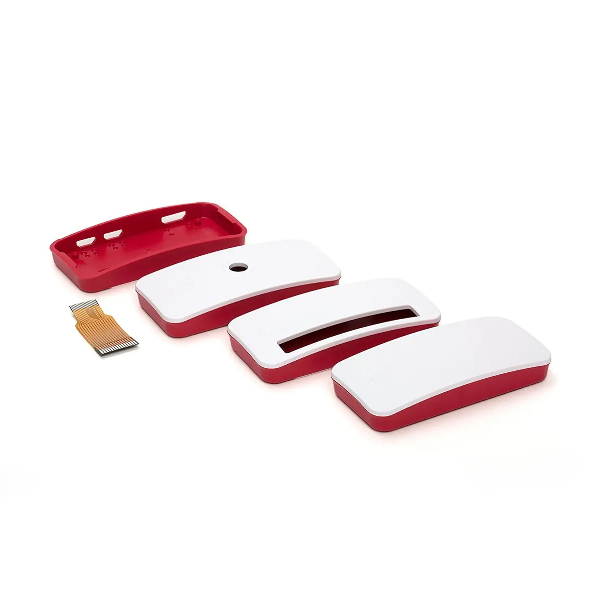 Raspberry Pi Zero 2 W Case Red & White 1