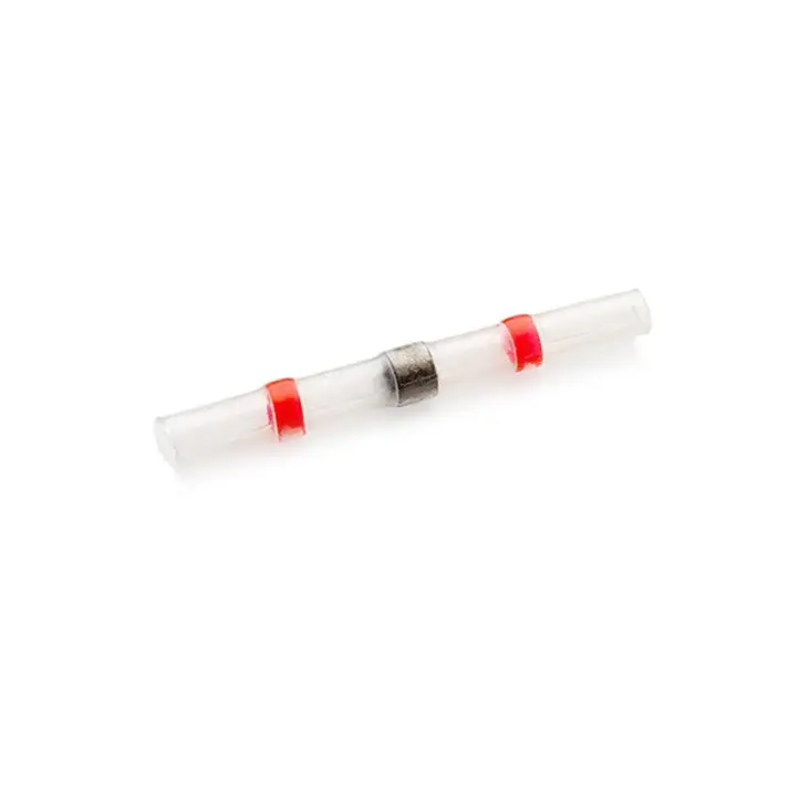 Red Heat Shrink Solder Sleeve Crimpless Butt Connectors 1