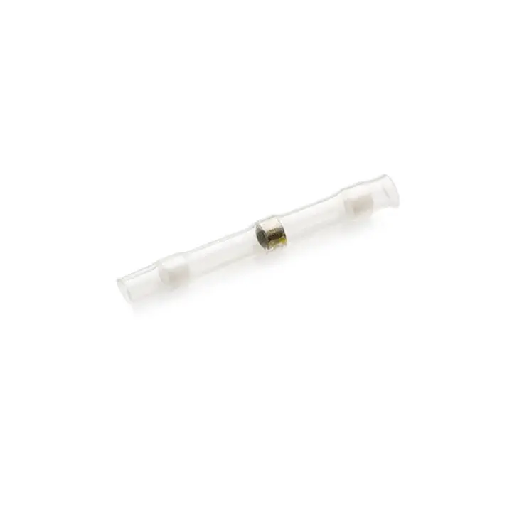 White Heat Shrink Solder Sleeve Crimpless Butt Connectors 2
