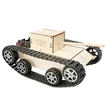 Diy Wooden Electric Tank Toy For Students (C-37A) 1