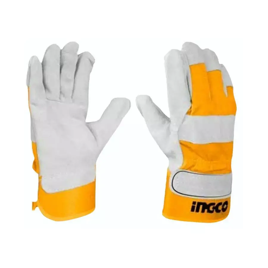 Ingco Hgvc01 Leather Gloves (1 Pair) 1