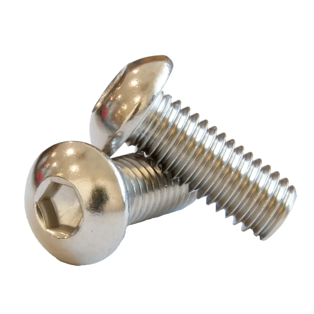M3x8mm Allen Socket Button Head Ss202 Screw (Dia. 3Mm, Length 8Mm) (Pack Of 10) 1