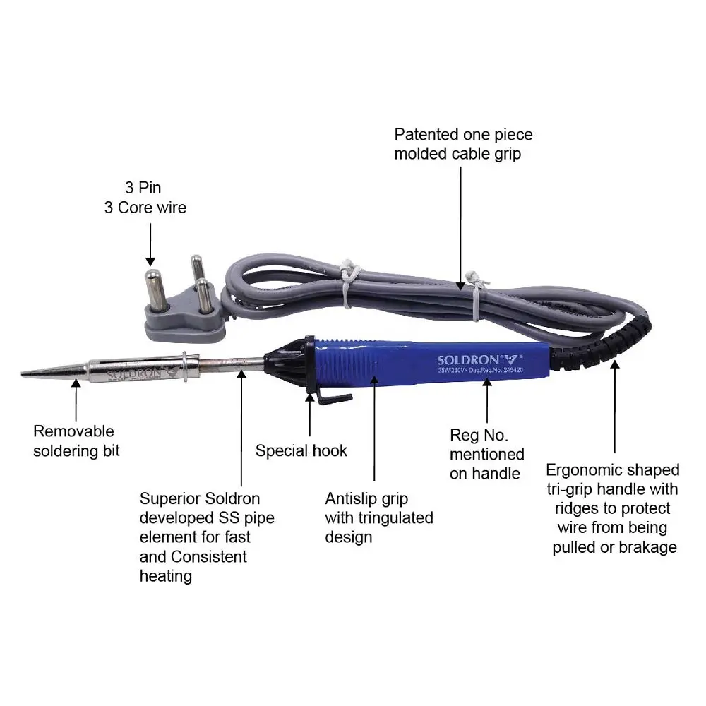 Soldron 35 Watt Soldering Iron 2