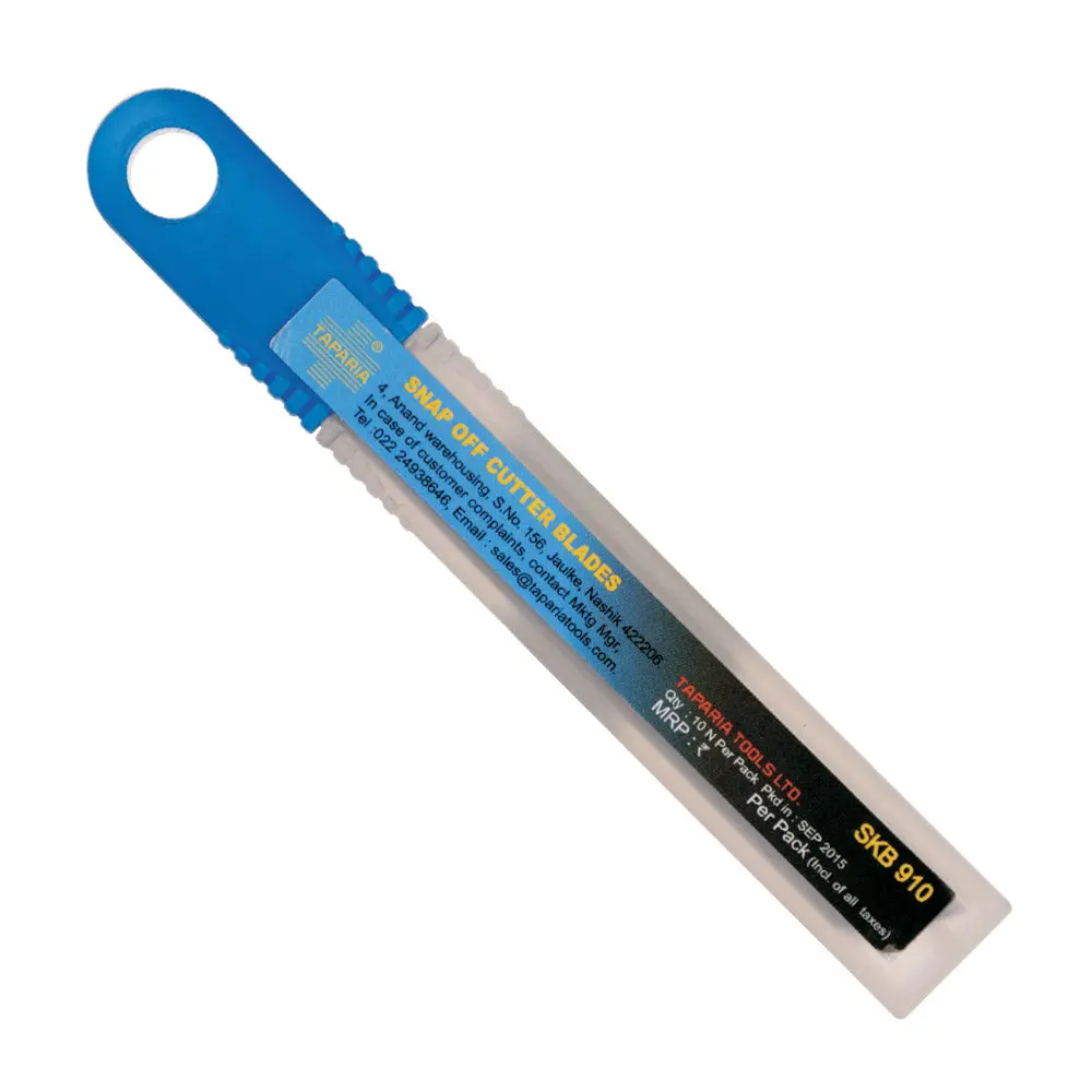 Taparia Snap Off Cutter Blades 9 Mm (Pack Of 10 Nos) - Skb910 1