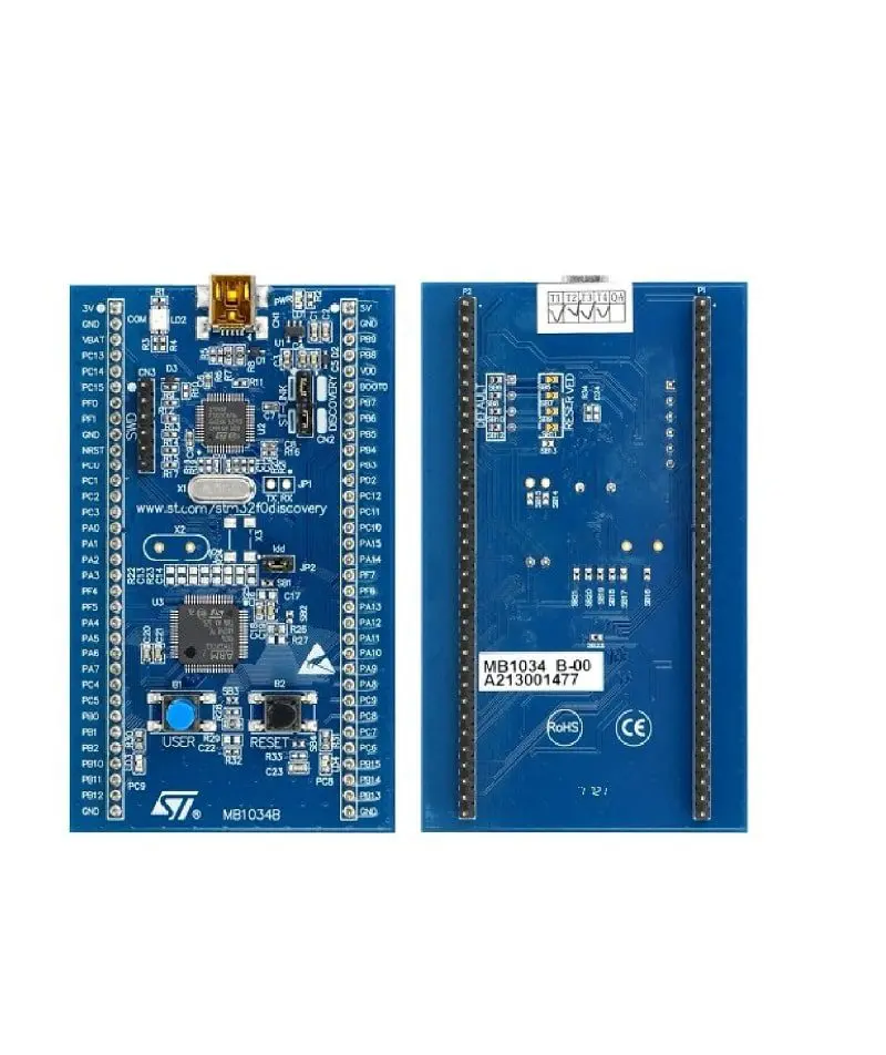 Stmicroelectronics Stm32f0 Discovery Evaluation Kit, Stm32f0 Mcu, On-Board St-Link/V2 Debugger/Programmer, Standalone Functionality 1