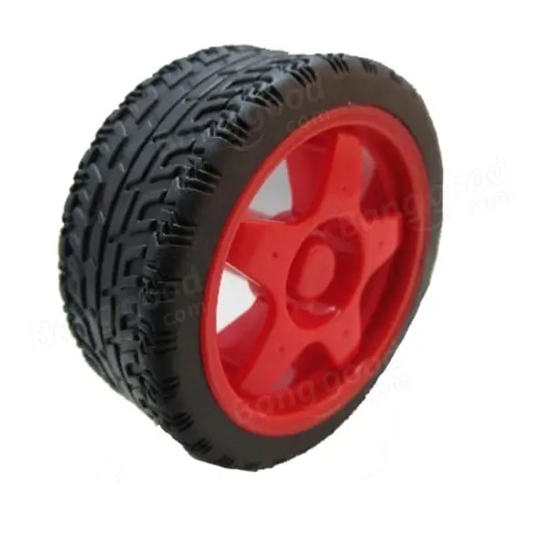 Bo Wheel Red 65Mm Robot Wheel 1