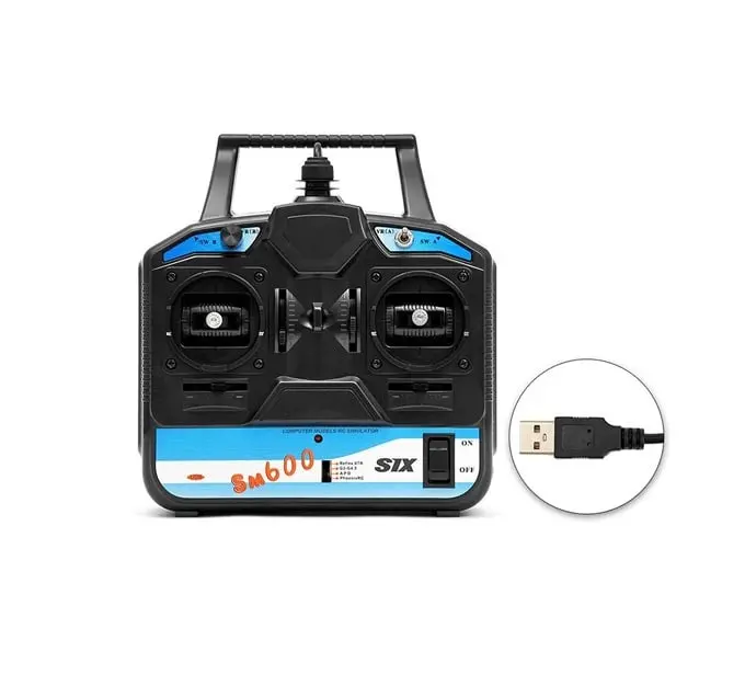 Flysky Fs-Sm600 6Ch Usb Powered Controller With Supersimx Simulator (Mode 2) 1