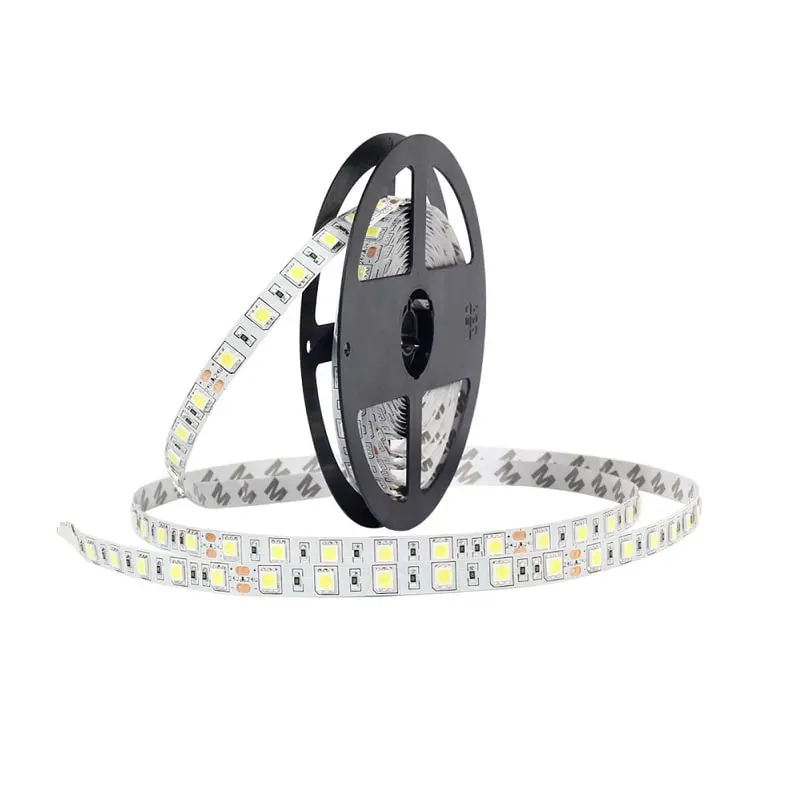 12V 2835 Led Strip Light 120 Leds/Meter - White (5 Meter Pack) 1