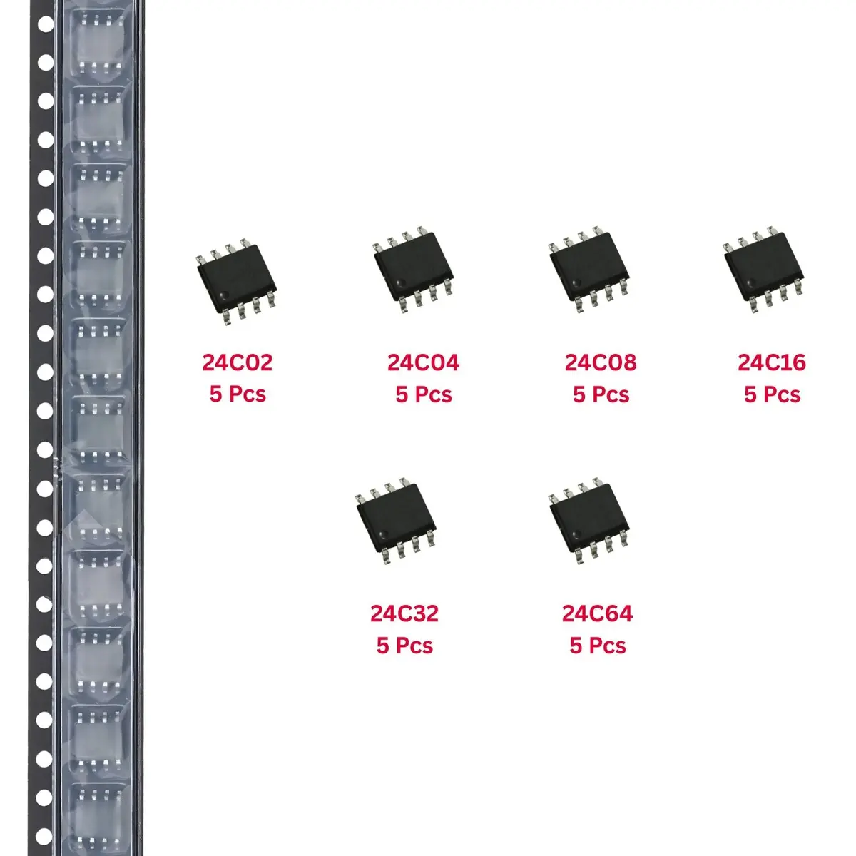 Elepak Smd Soic Memory Ic Pak 30 Pcs 6 Types 1