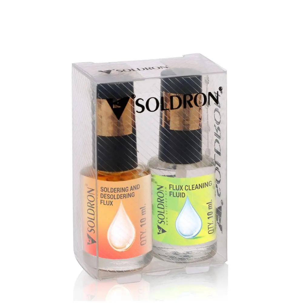 Soldron Fcd10 Soldering Flux And Cleaner Duo 1